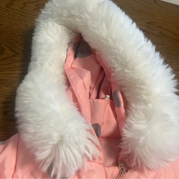 Down Coat Kids Toddler Girl Clothes 2pcs Winter Suit Warm Baby Overalls Sets 100 - Picture 2 of 16